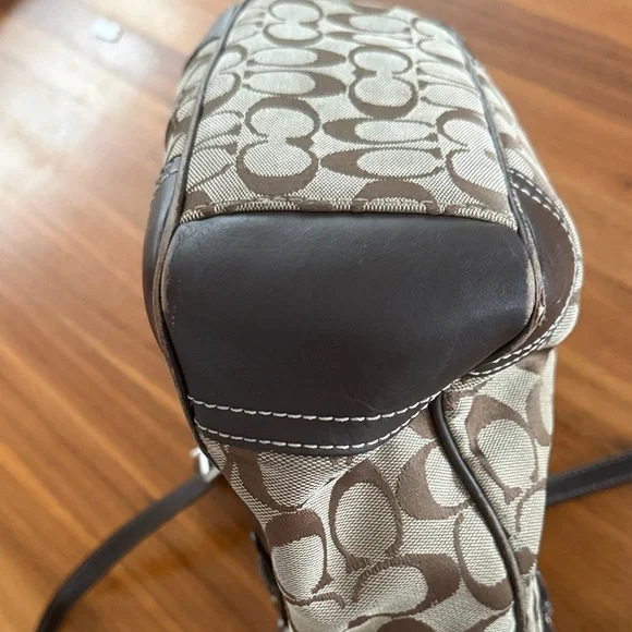 GUC Vintage Y2k Coach Signature C Jacquard canvas tote bag - Picture 6 of 10